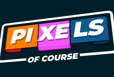 Pixels of course logo.