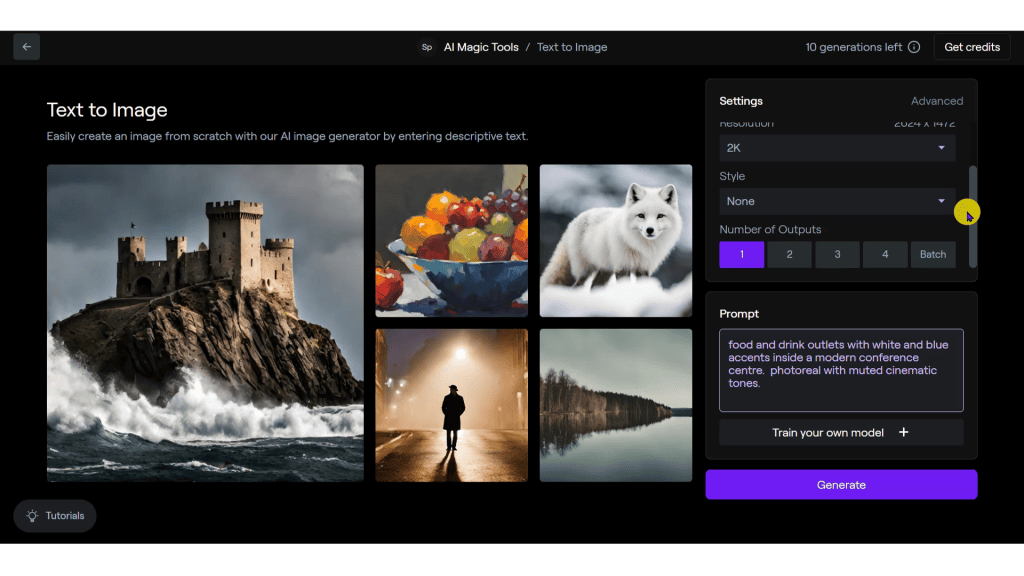 A screen shot of a photo gallery on a website.
