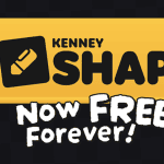 Kenney Shape logo with the text: “Now FREE Forever!”.