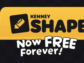 Kenney Shape logo with the text: “Now FREE Forever!”.